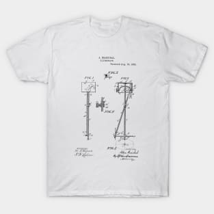 Ellipsograph Ellipsometer Vintage Patent Hand Drawing T-Shirt